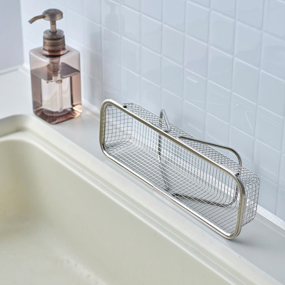 【AUX】leye 水切りメッシュかご スリム