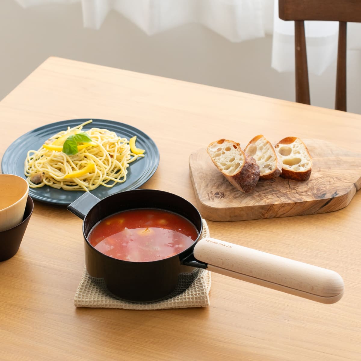 【FRYING PAN JIU】スープ S ハンドルセット ブナ(ブラック)
