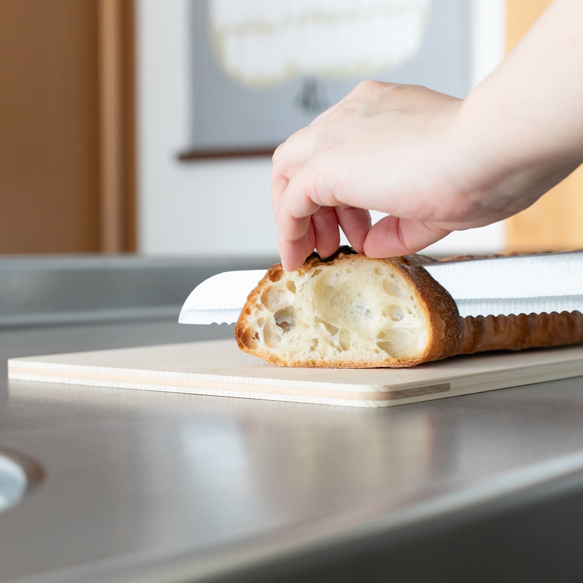 【だけメシちはるさんコラボ】四万十ひのきの極薄まな板 長方形M