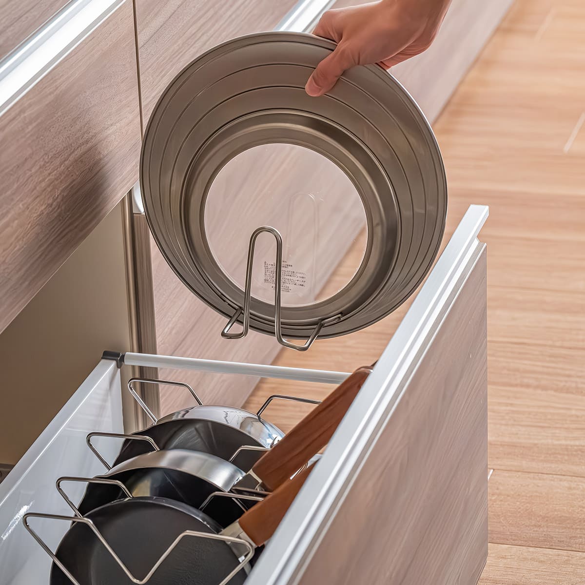 【家事問屋】フライパンカバー20～26cm対応