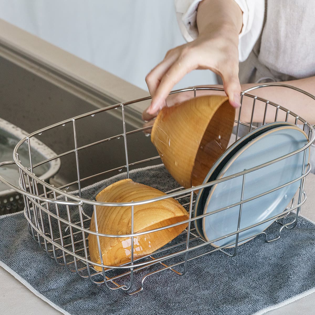 【家事問屋】水切りかご