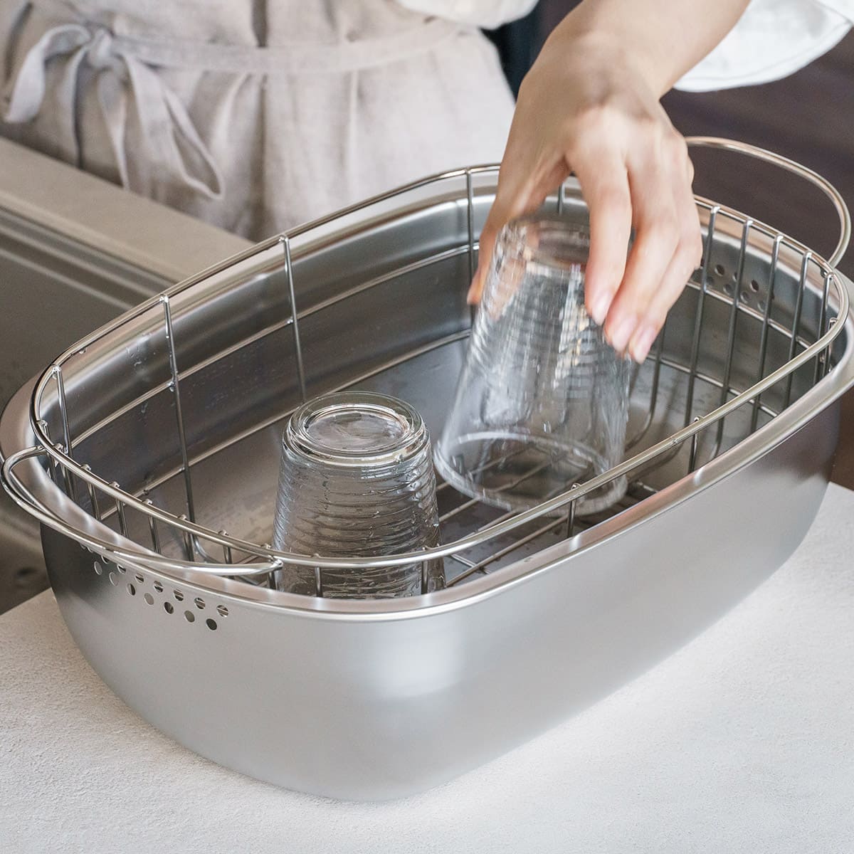 【家事問屋】水切りかご