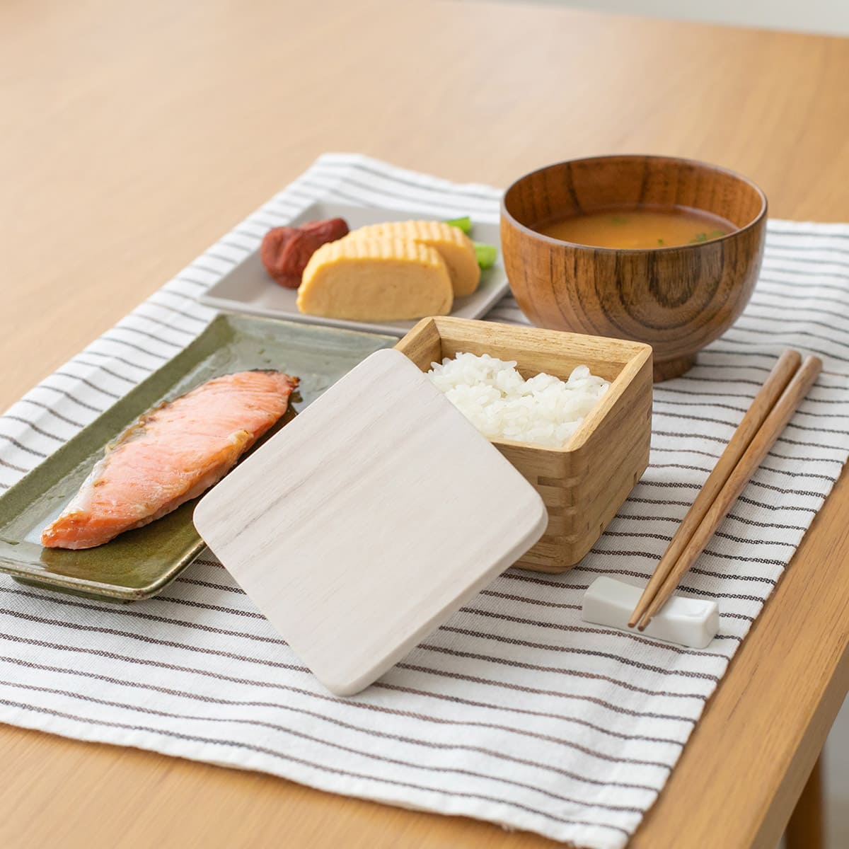 桐製レンジ対応ごはん鉢 小