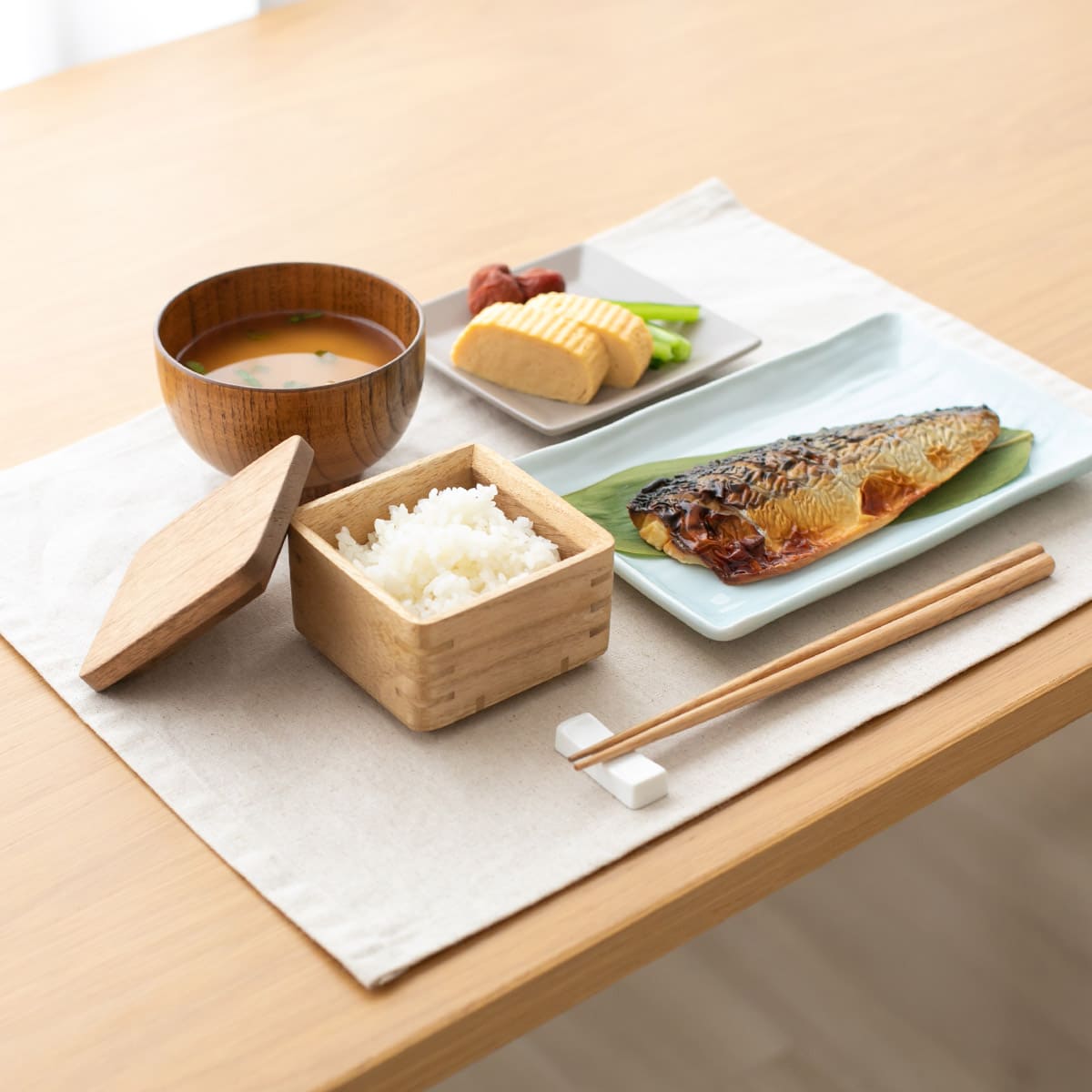 桐製レンジ対応ごはん鉢 小