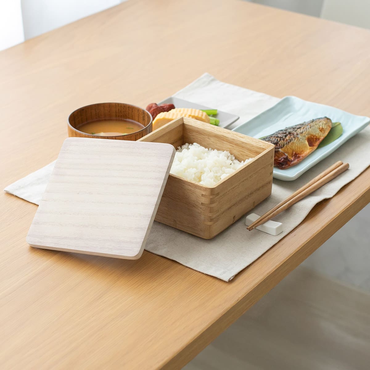 桐製レンジ対応ごはん鉢 大