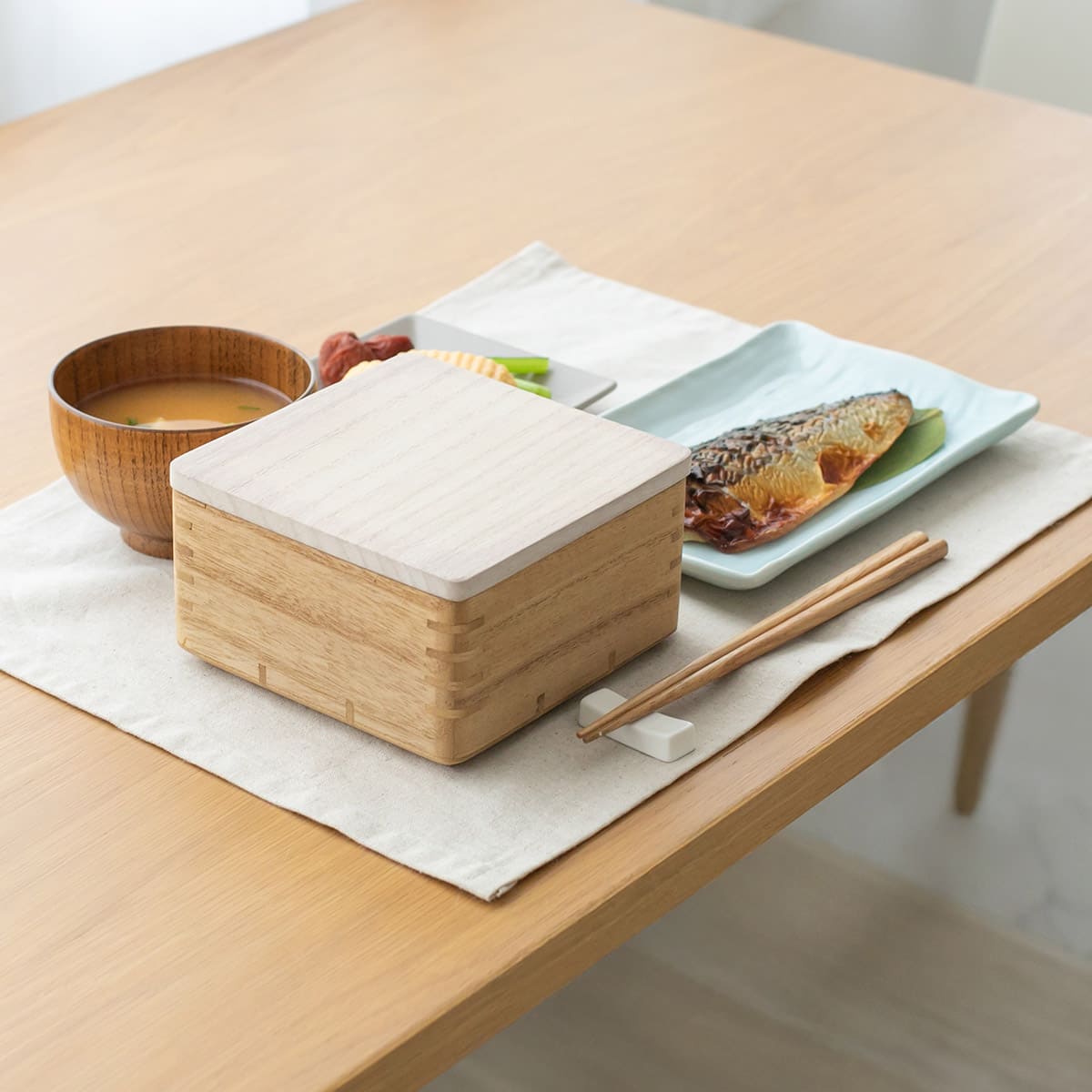 桐製レンジ対応ごはん鉢 大