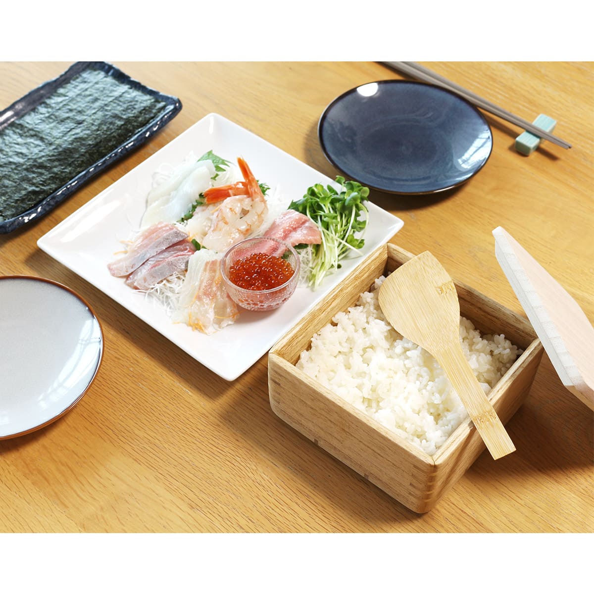 桐製レンジ対応ごはん鉢 大