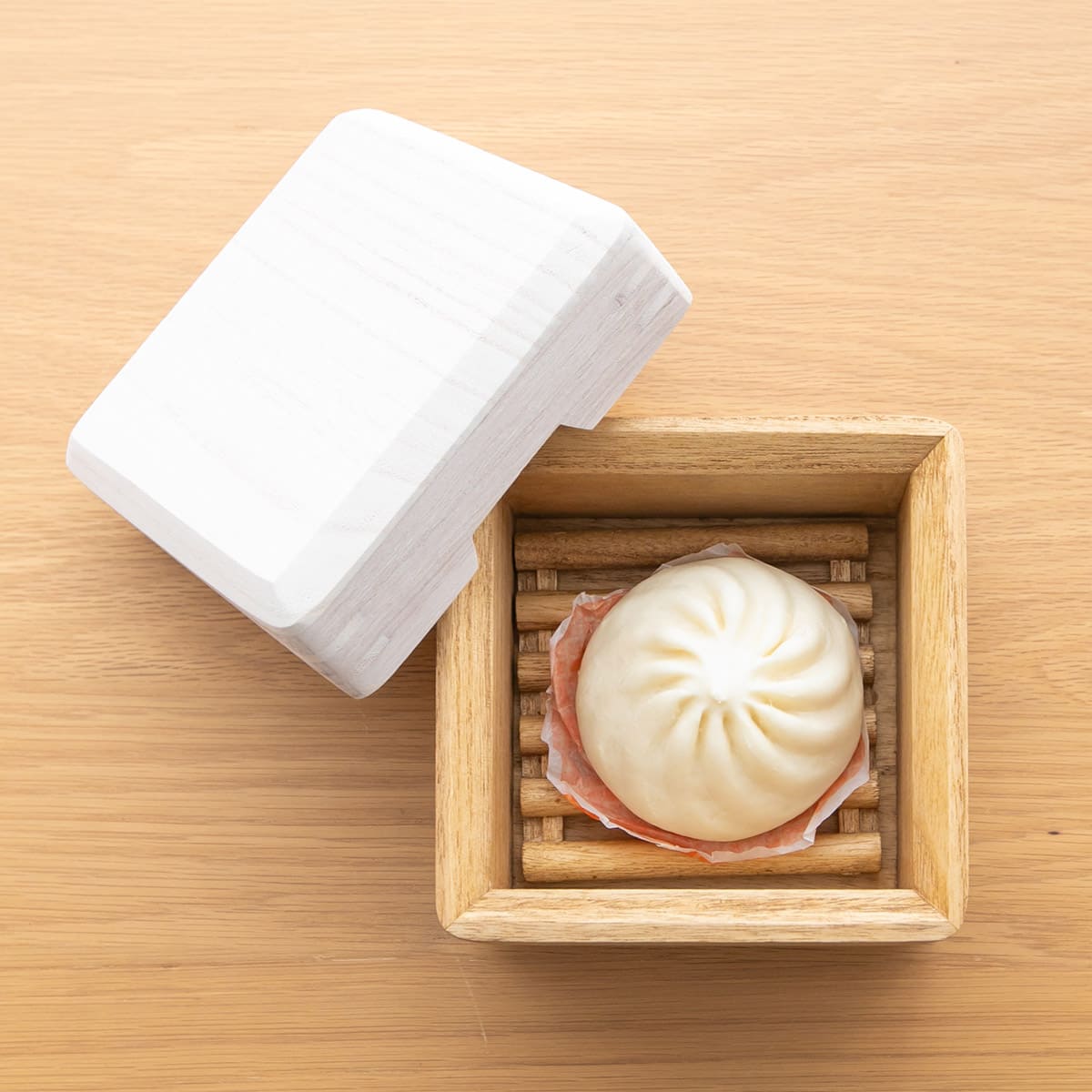 桐製レンジ対応蒸し鉢 小