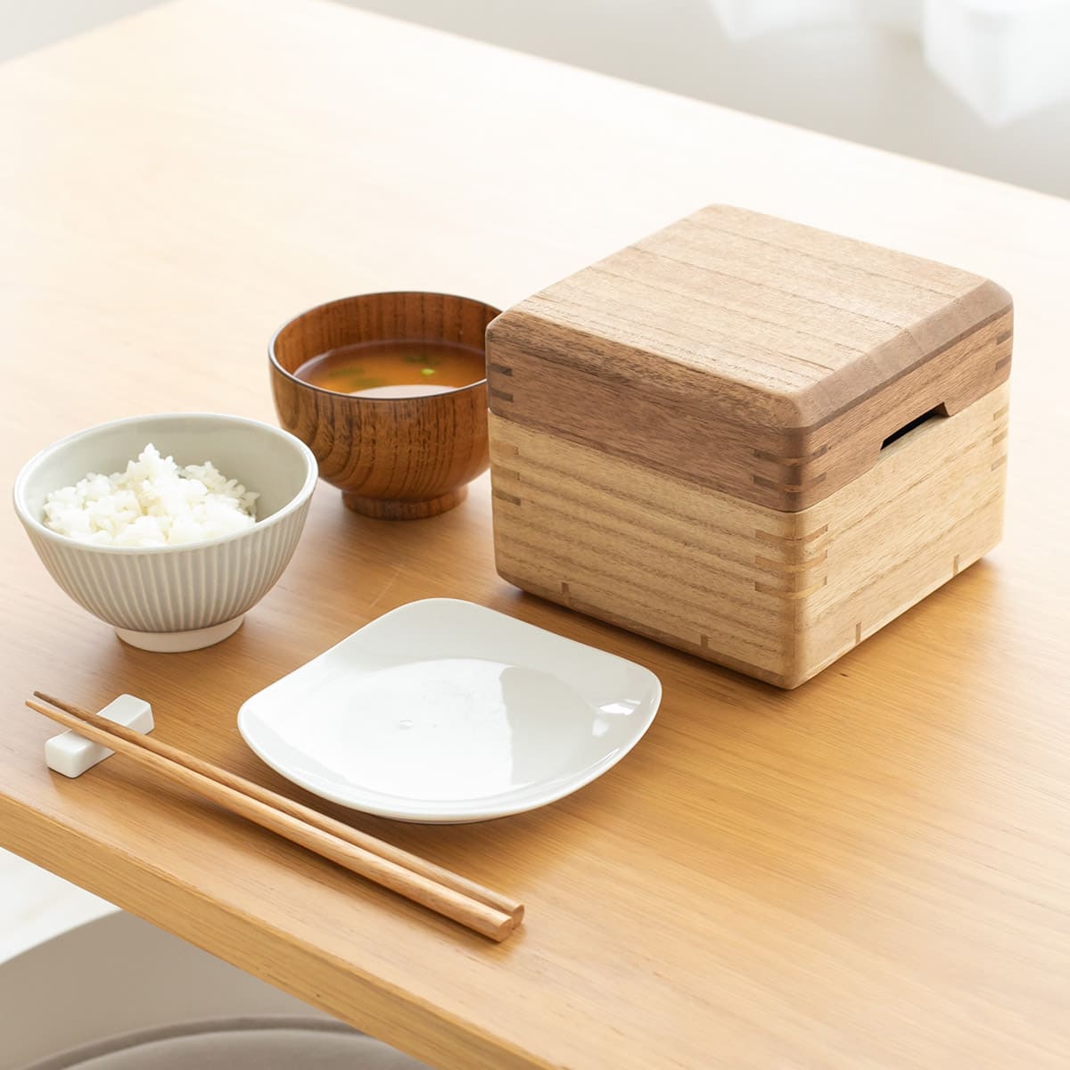 桐製レンジ対応蒸し鉢 小