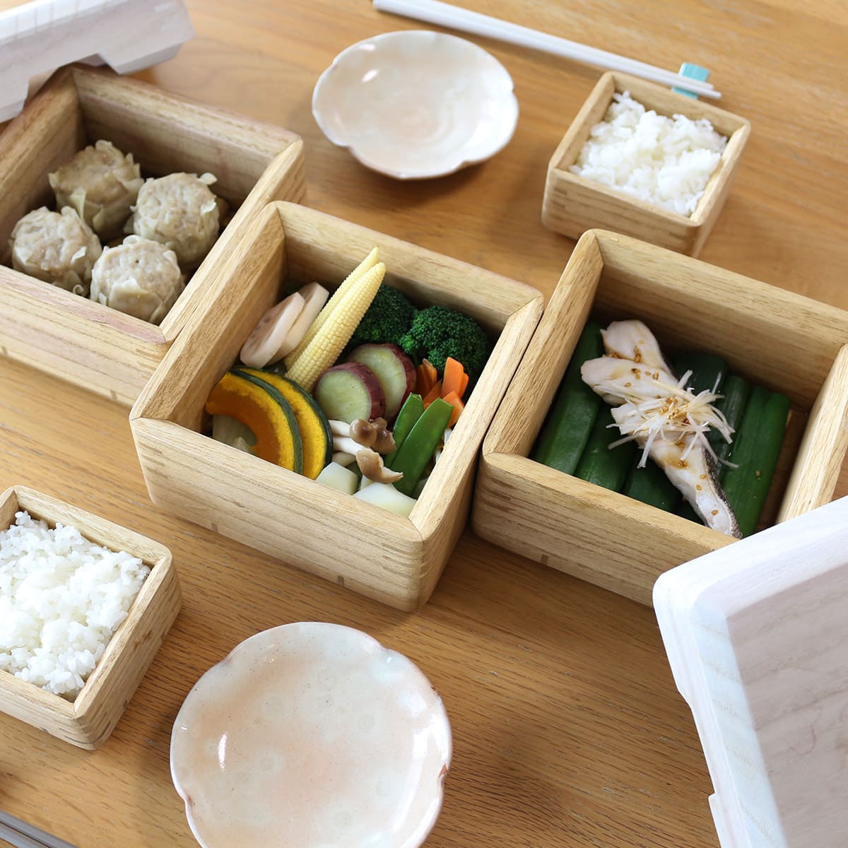 桐製レンジ対応蒸し鉢 小