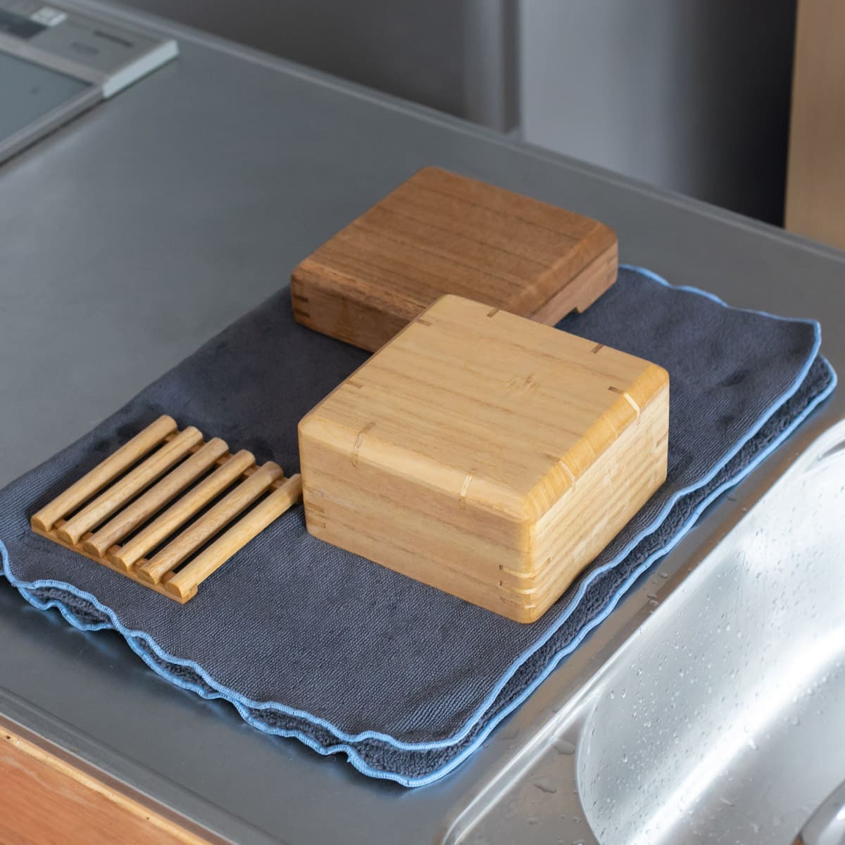 桐製レンジ対応蒸し鉢 小