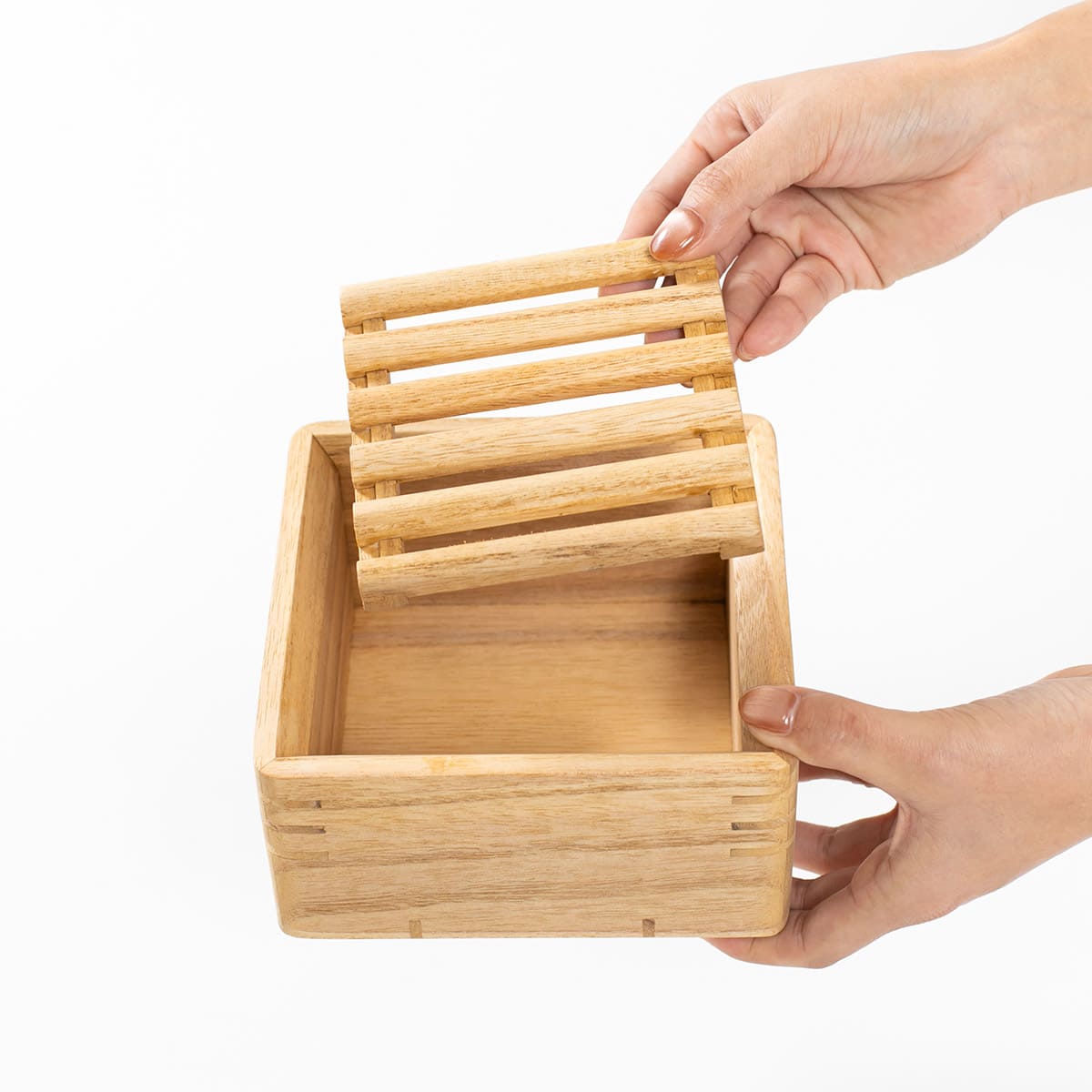 桐製レンジ対応蒸し鉢 小