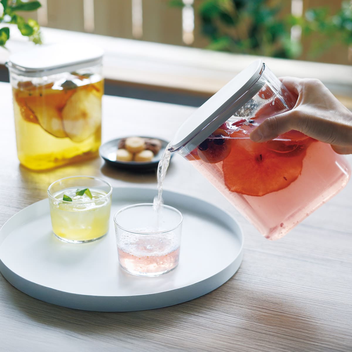 【marna】ウォーターピッチャー1.0L(ホワイト)