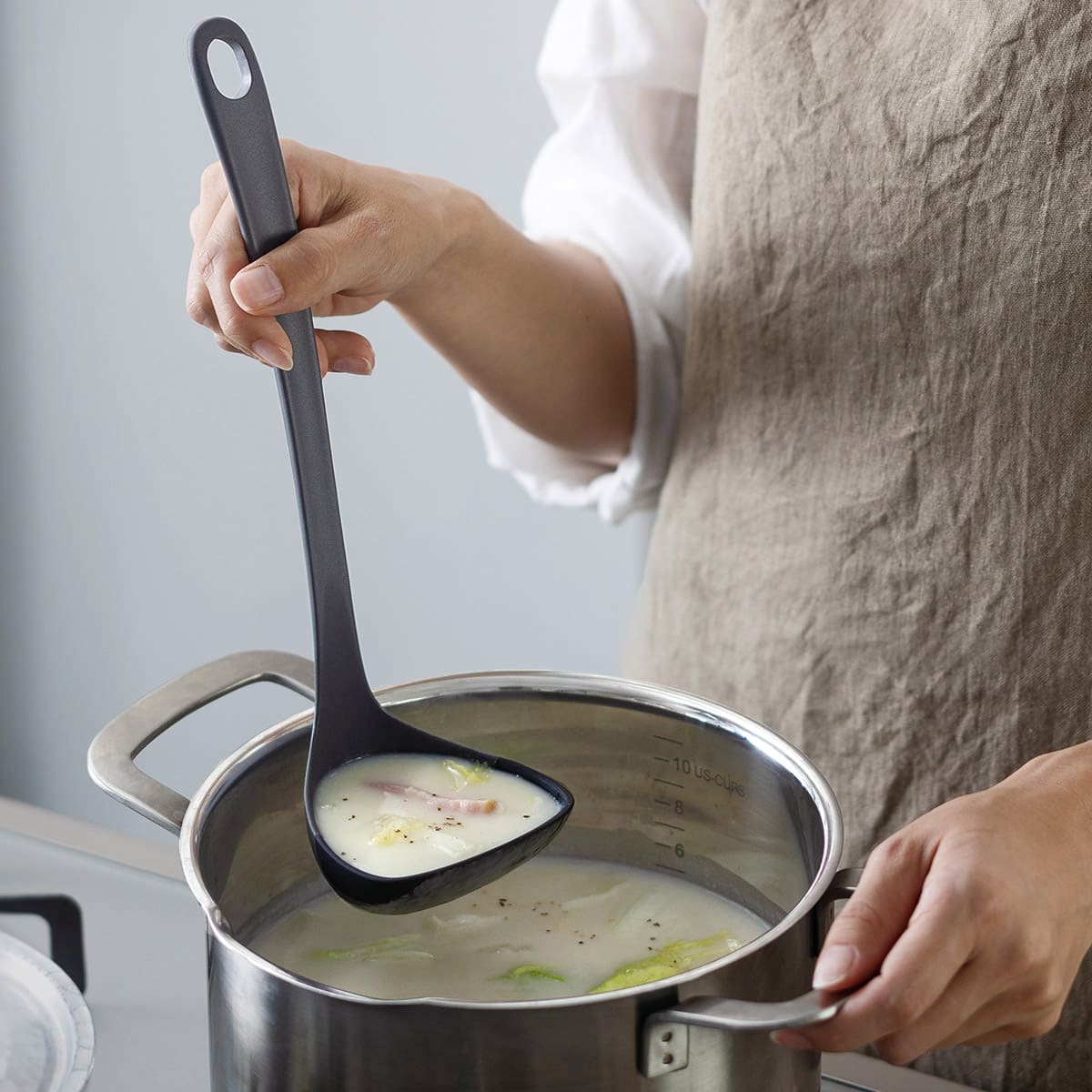 【marna】すくいやすいお玉M