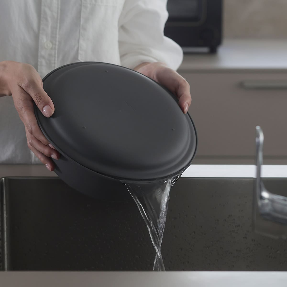 【marna】トレー付きザルボウル3点 21cm