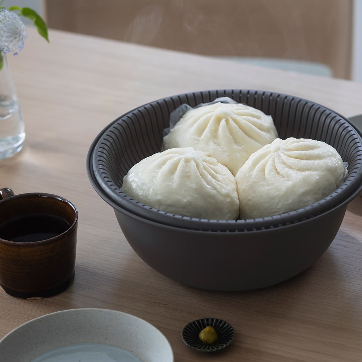 【marna】トレー付きザルボウル3点 21cm