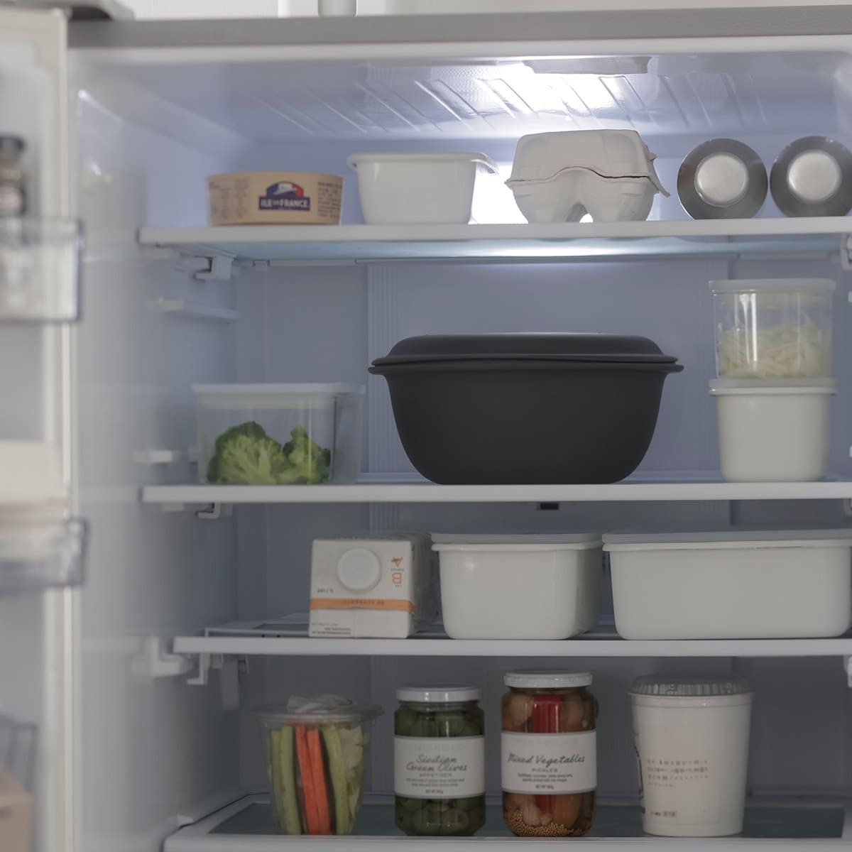 【marna】トレー付きザルボウル3点 21cm