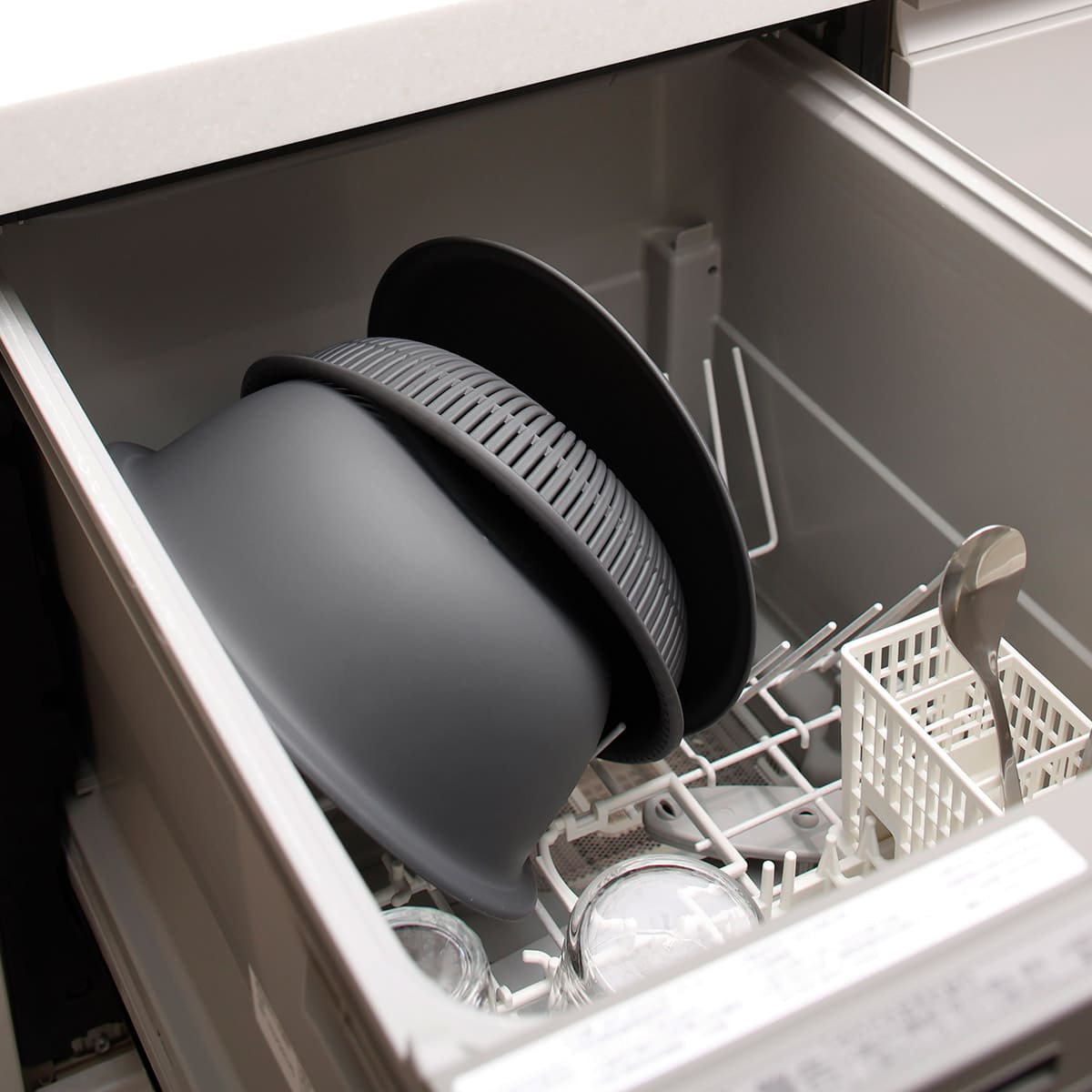 【marna】トレー付きザルボウル3点 21cm