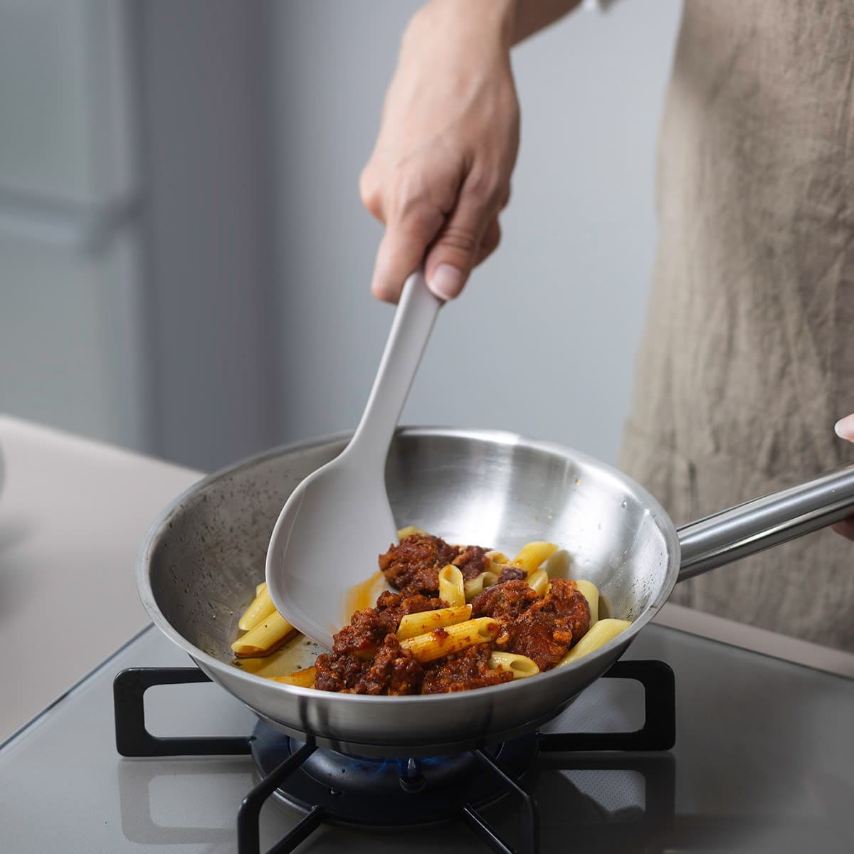 【marna】炒めやすいスプーンヘラ