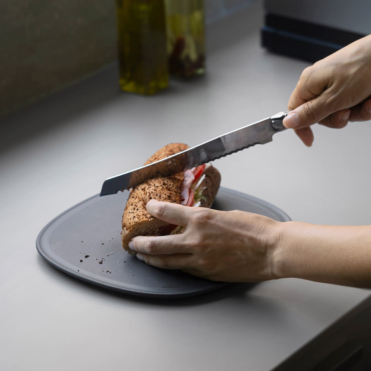 【marna】滑りにくいまな板 S