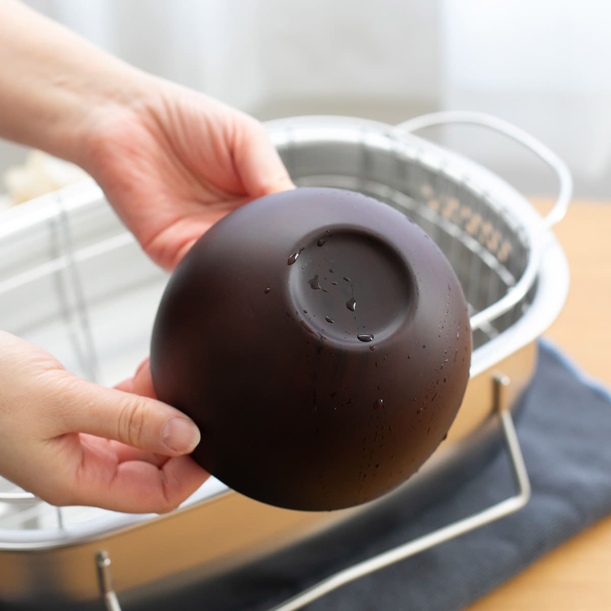 食洗器対応 天然木のウッドボウル 中