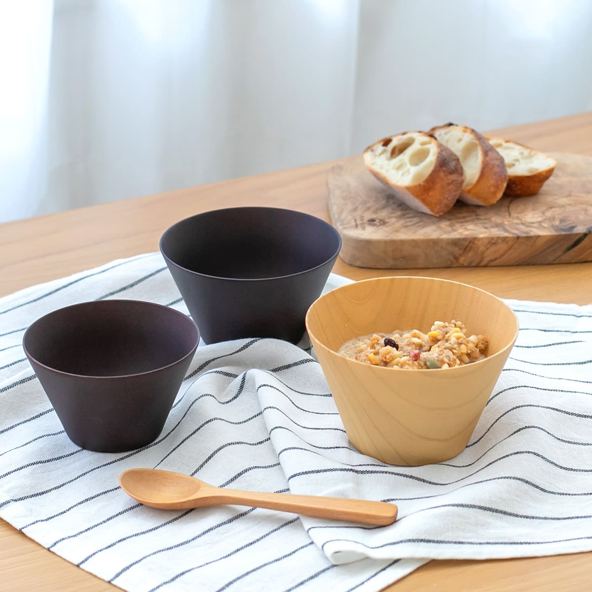 食洗器対応 天然木のウッドボウル 小