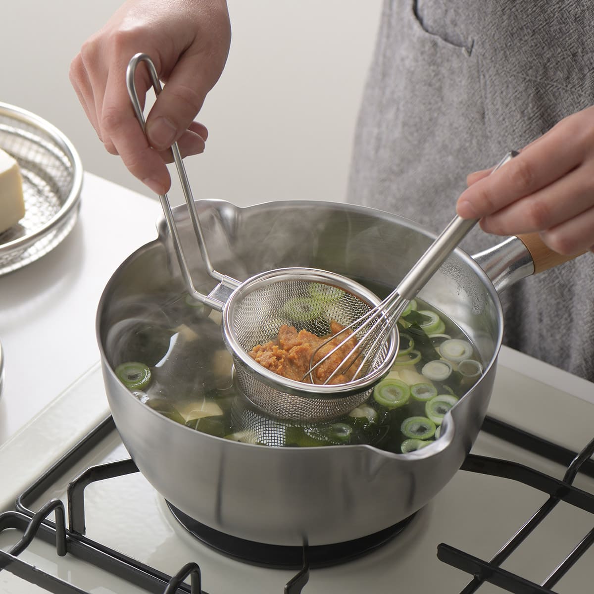 【and】ステンレスミニ泡立て