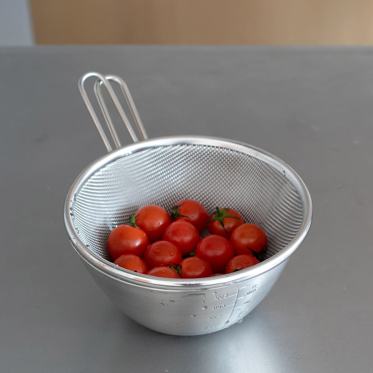 【and】ステンレス手付きボウル16cm