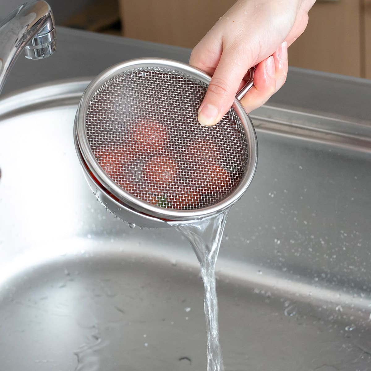 【and】ステンレス手付きボウル13cm