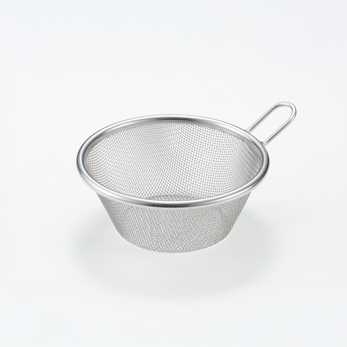 【and】ステンレス手付きストレーナー13cm