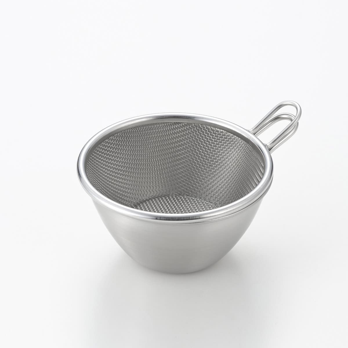 【and】ステンレス手付きストレーナー13cm