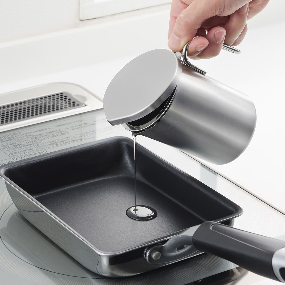 【and】ステンレスミニオイルポット