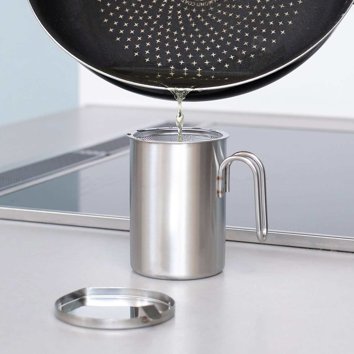 【and】ステンレスミニオイルポット