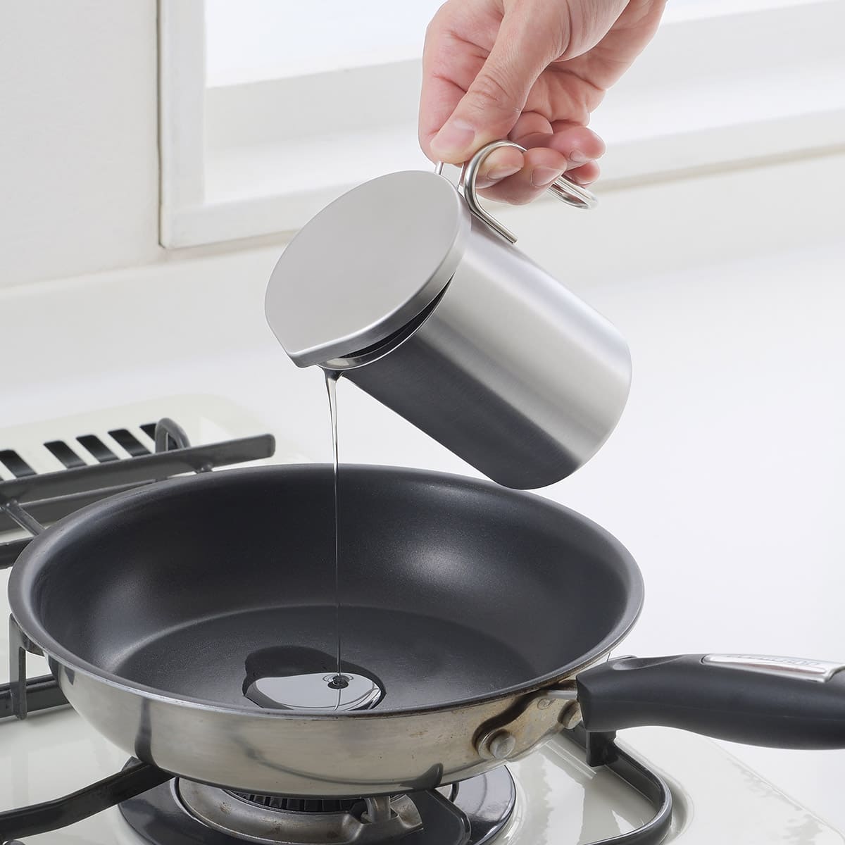 【and】ステンレスミニオイルポット