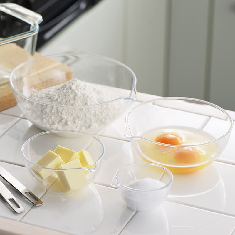 【and】軽くて割れないレンジボウル4PCS