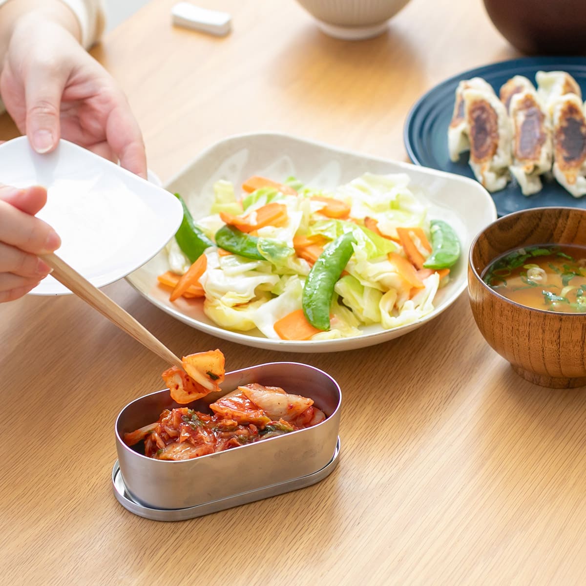 【and】ステンレスながまる缶