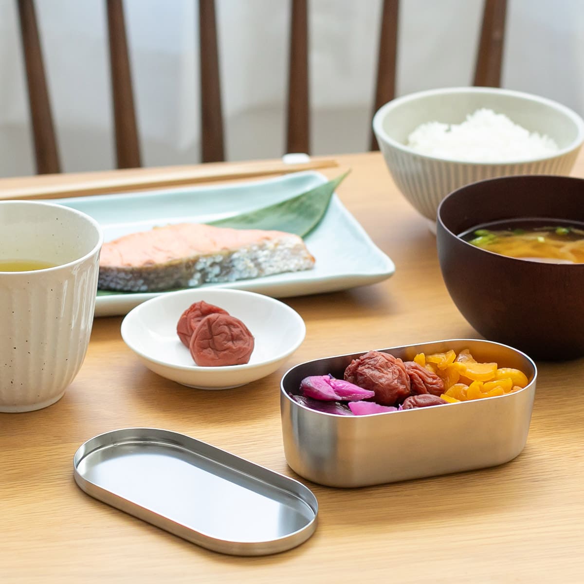 【and】ステンレスながまる缶