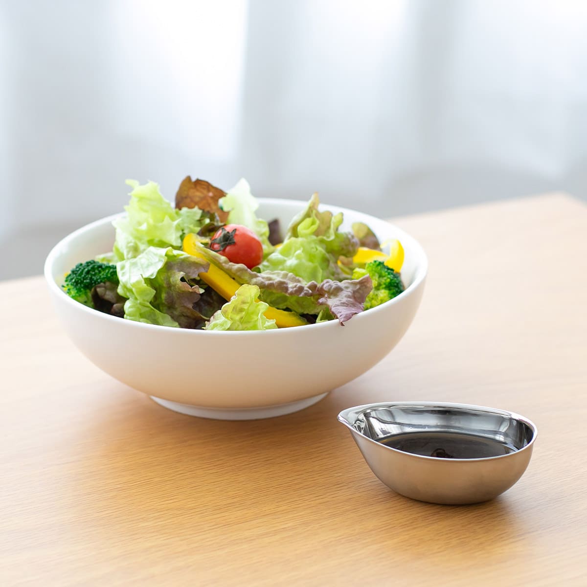 【and】ステンレスしずく型ボウル