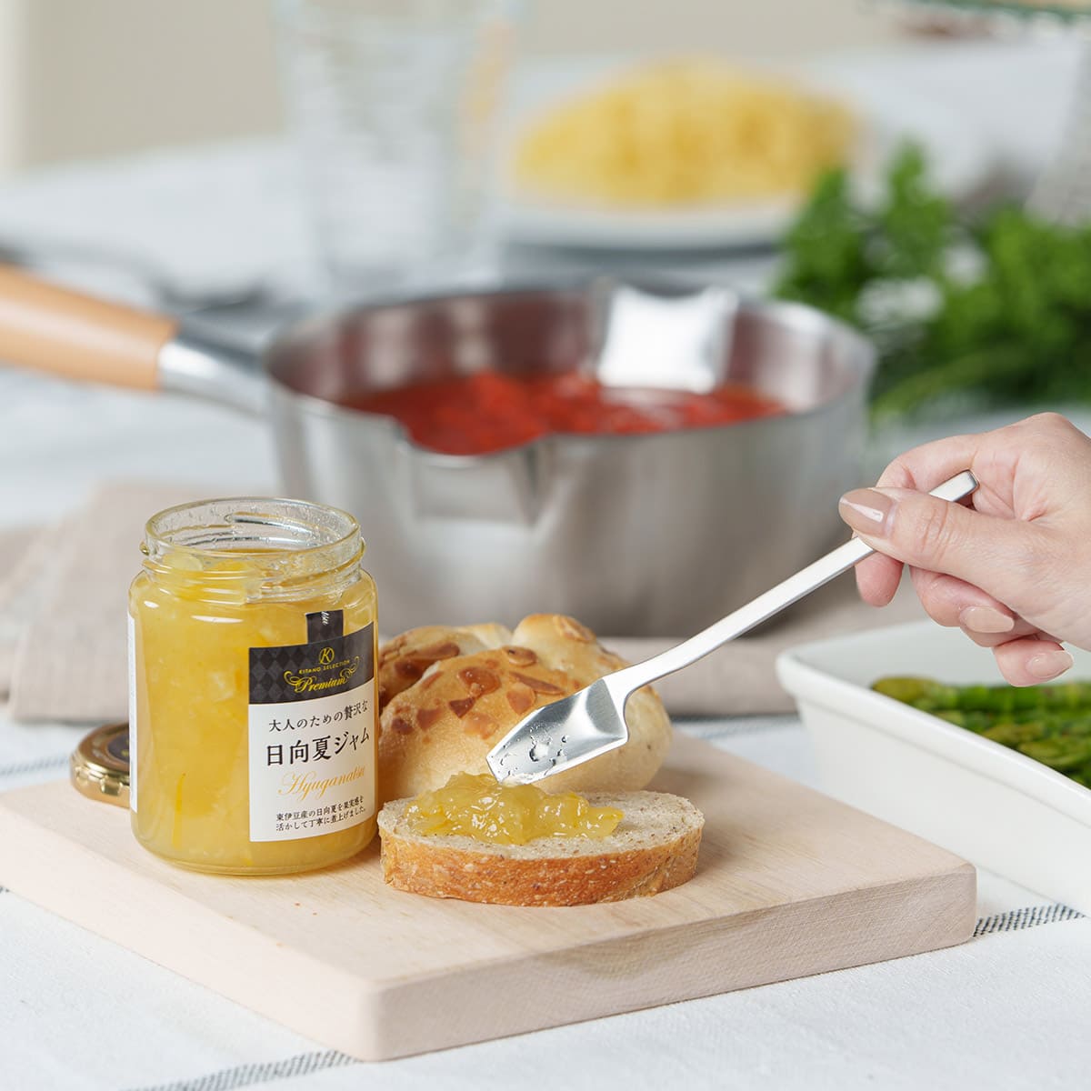 【and】ステンレスジャムスプーン