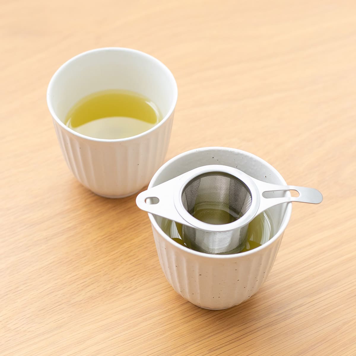 【and】ステンレススリムな茶こし