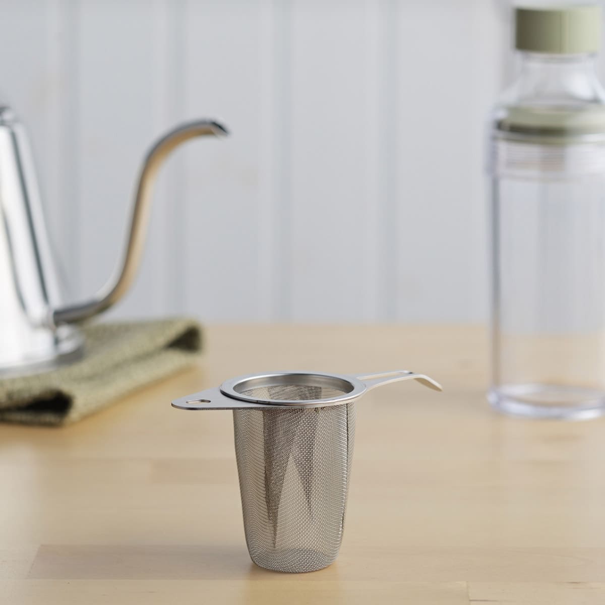 【and】ステンレススリムな茶こし