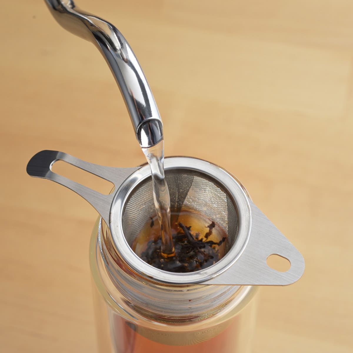 【and】ステンレススリムな茶こし