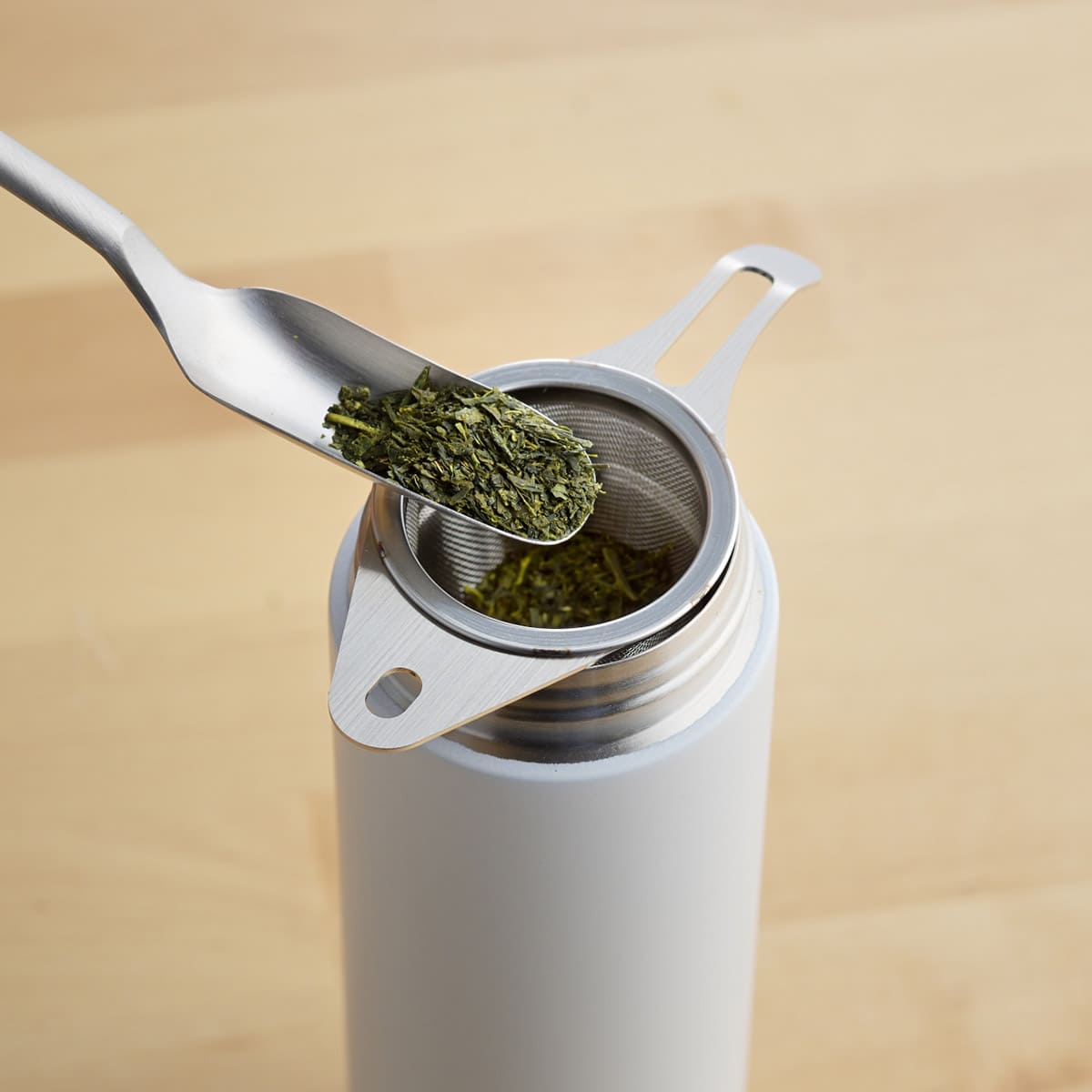 【and】ステンレススリムな茶こし