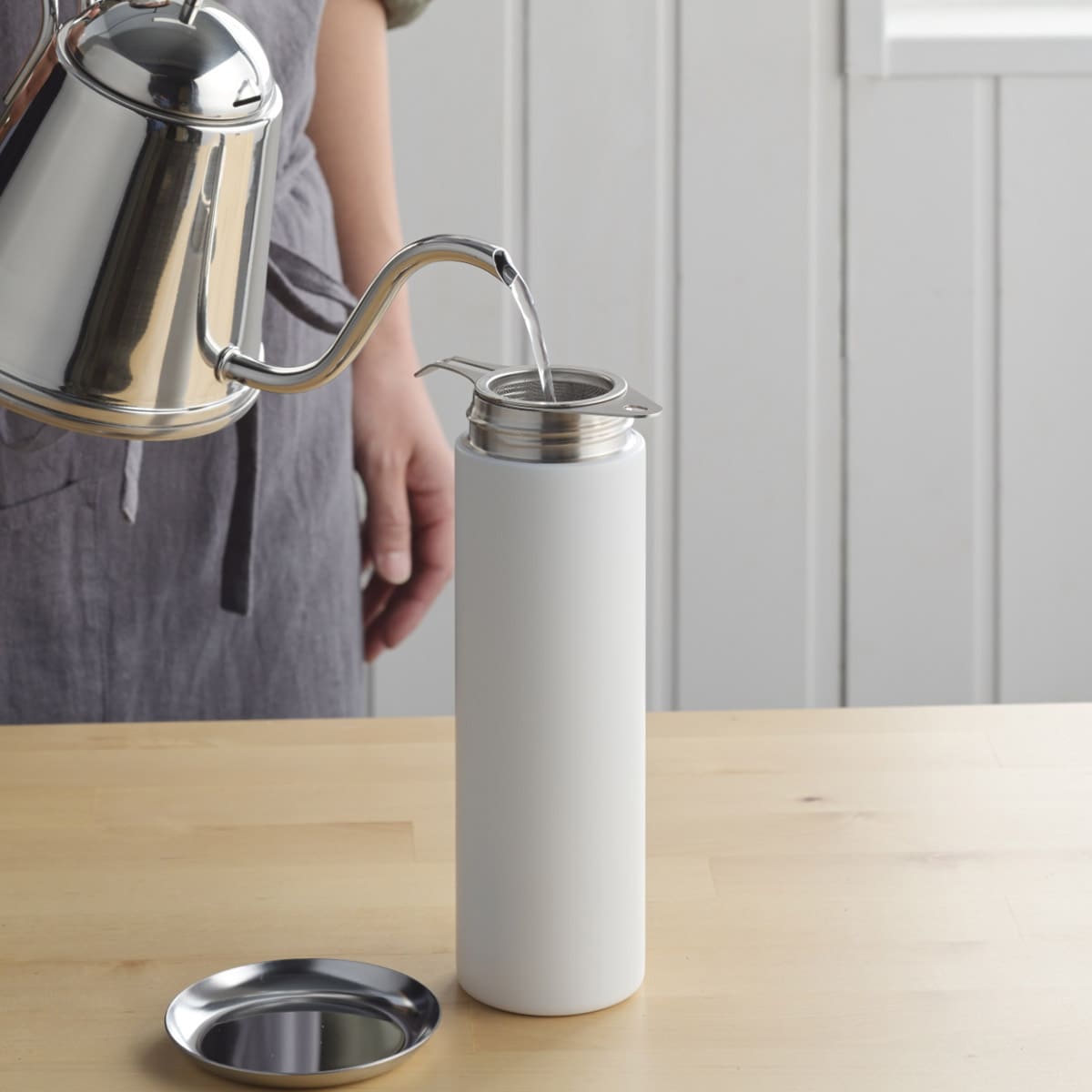 【and】ステンレススリムな茶こし