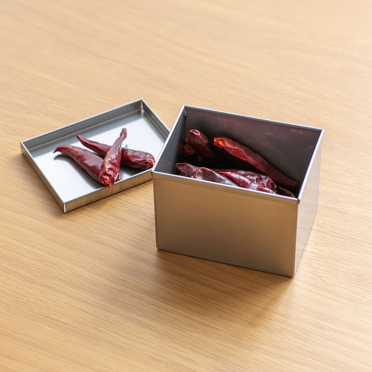 【and】ステンレス角缶 小