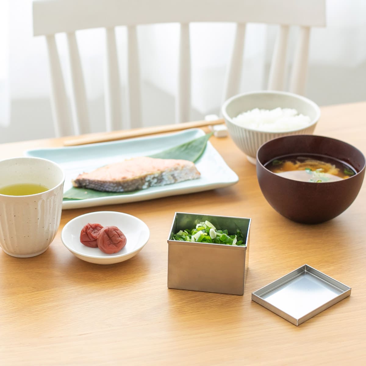 【and】ステンレス角缶 小