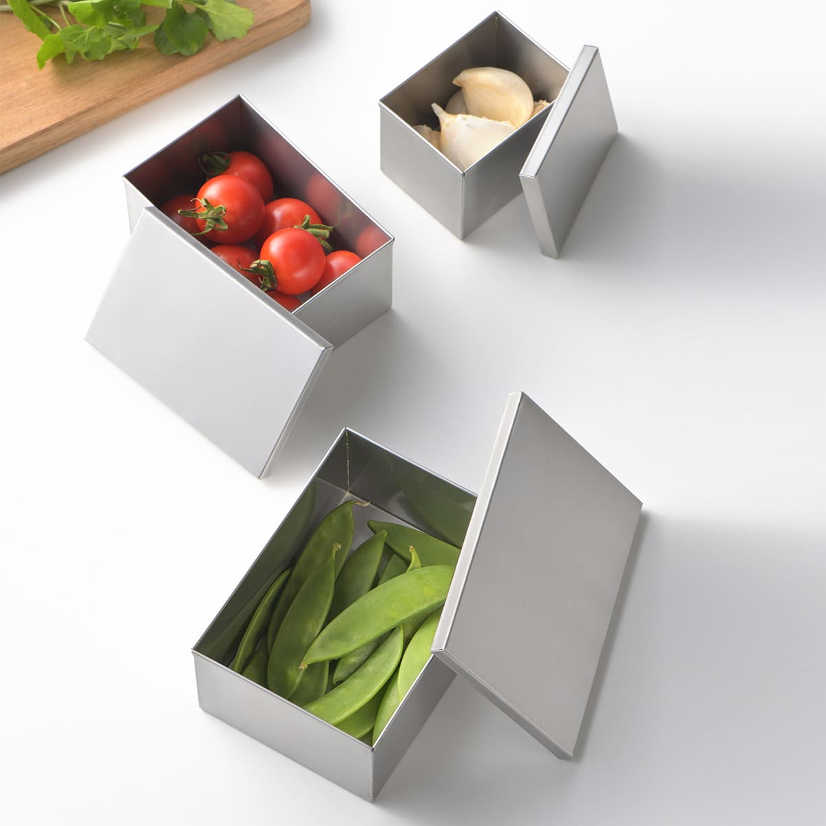 【and】ステンレス角缶 中