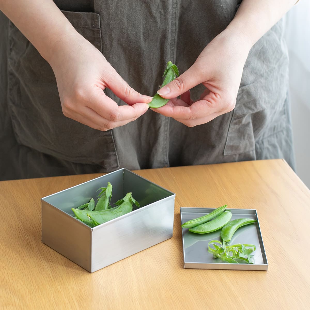 【and】ステンレス角缶 大