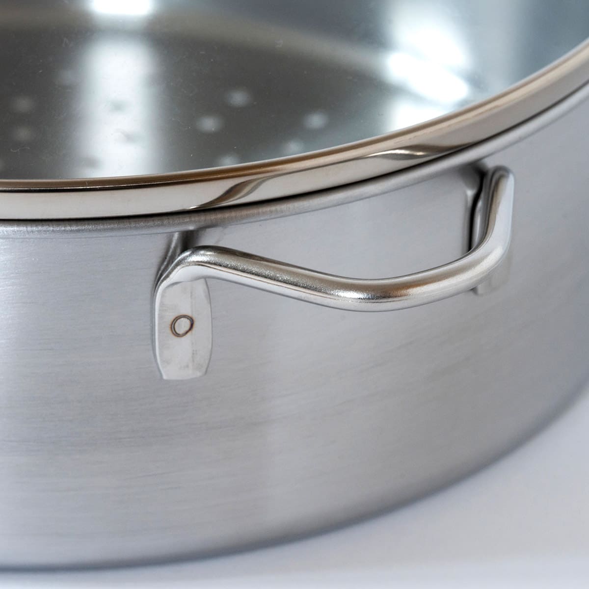 【bws SELECTION】ステンレスせいろ浅 フタ・蒸し板付3点セット