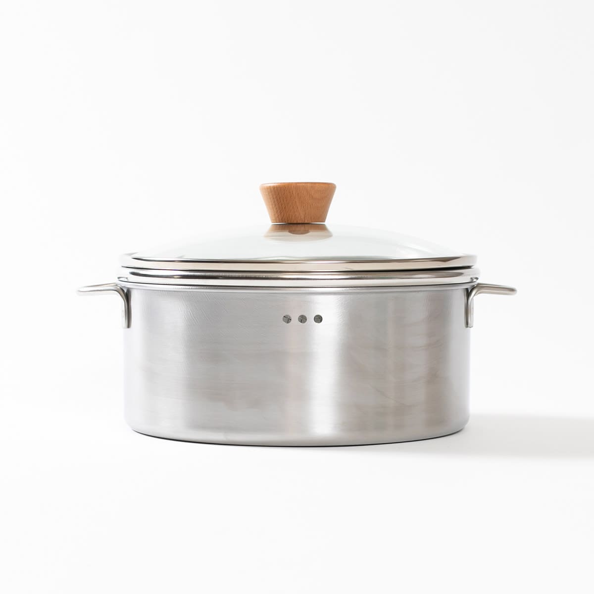 【bws SELECTION】ステンレスせいろ深 フタ・ザル付3点セット